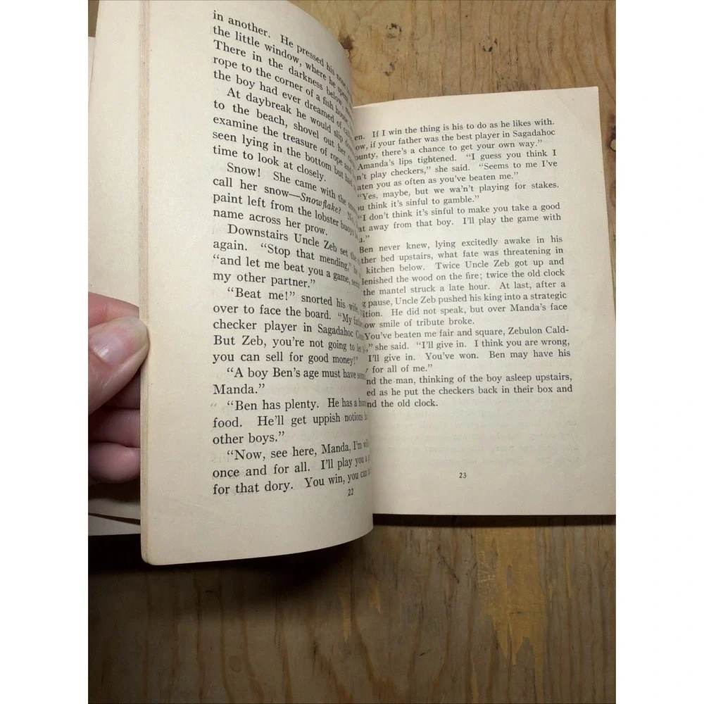 1933 Ben of Old Monhegan A Boy's Life by Sidney Baldwin hc ~ vintage 1930s